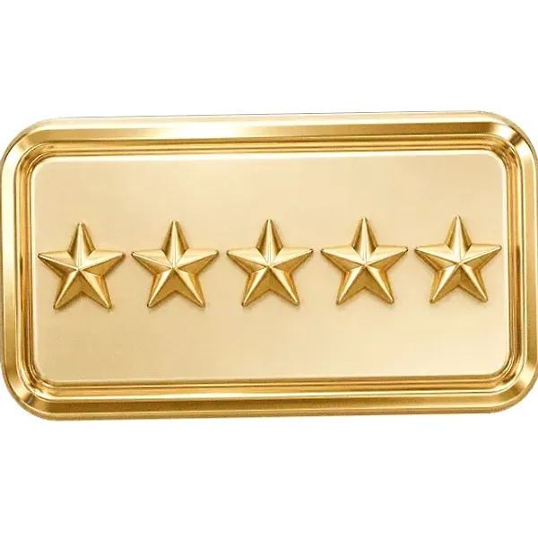 Five-star rating plaque — Amonbet