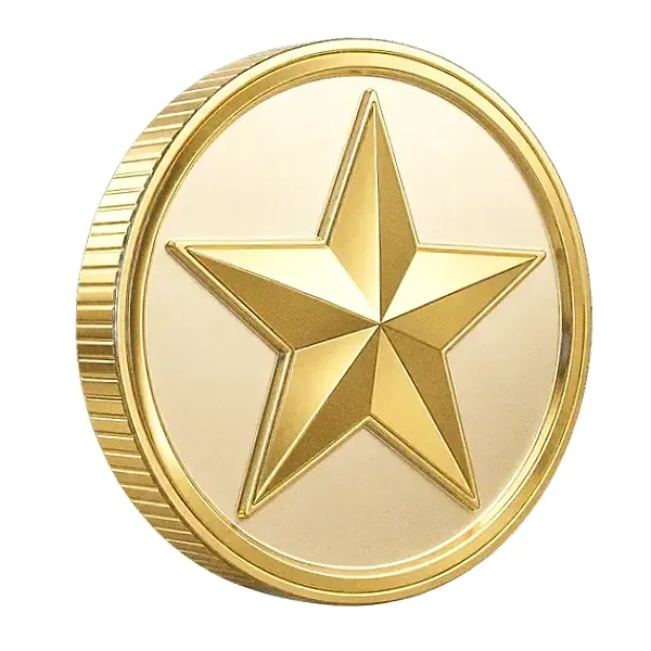 Star-emblem coin — Amonbet