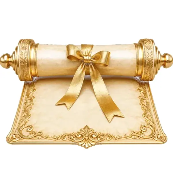 Decorated parchment scroll — Amonbet