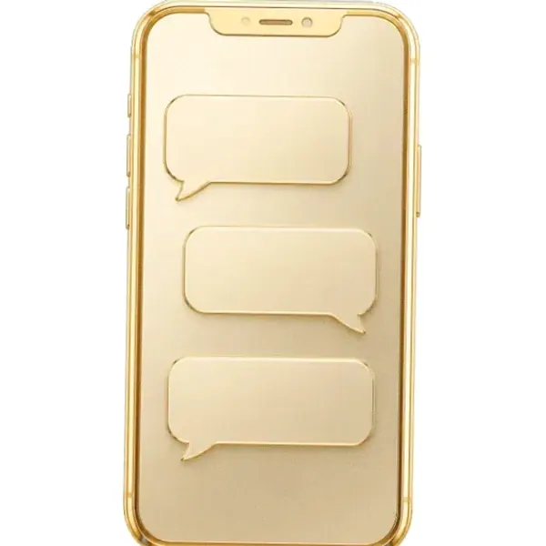 Smartphone with chat bubbles — Amonbet