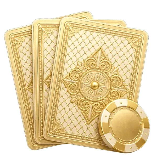 Playing cards and chip — Amonbet